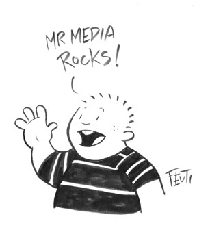 Gil by Norm Feuti, Mr. Media Rocks