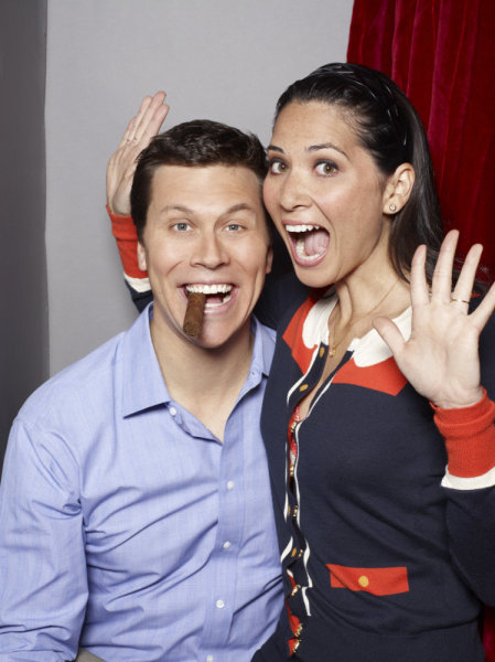 Olivia Munn and Hayes MacArthur on NBC's "Perfect Couples"