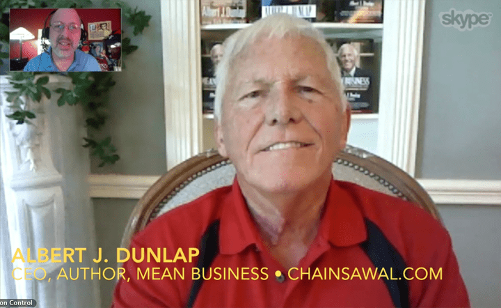 The Return Of Chainsaw Al Dunlap Mr Media 174 Interviews